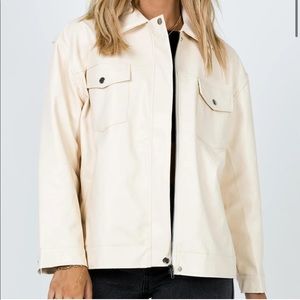 Princess Polly faux leather jacket